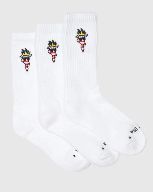 Goat USA Freedom Socks (3 PACK) front view