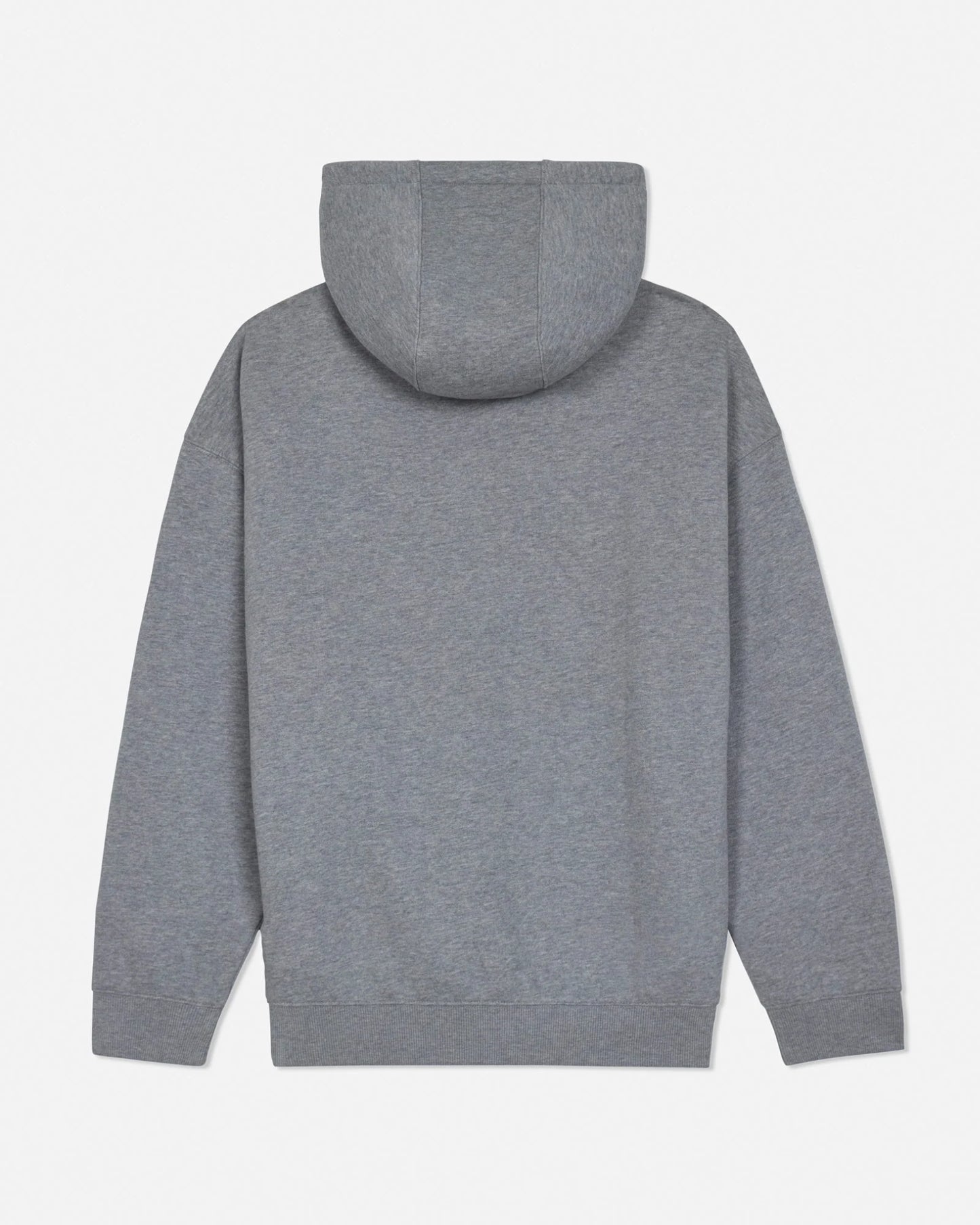Gray hoodie on a light gray background