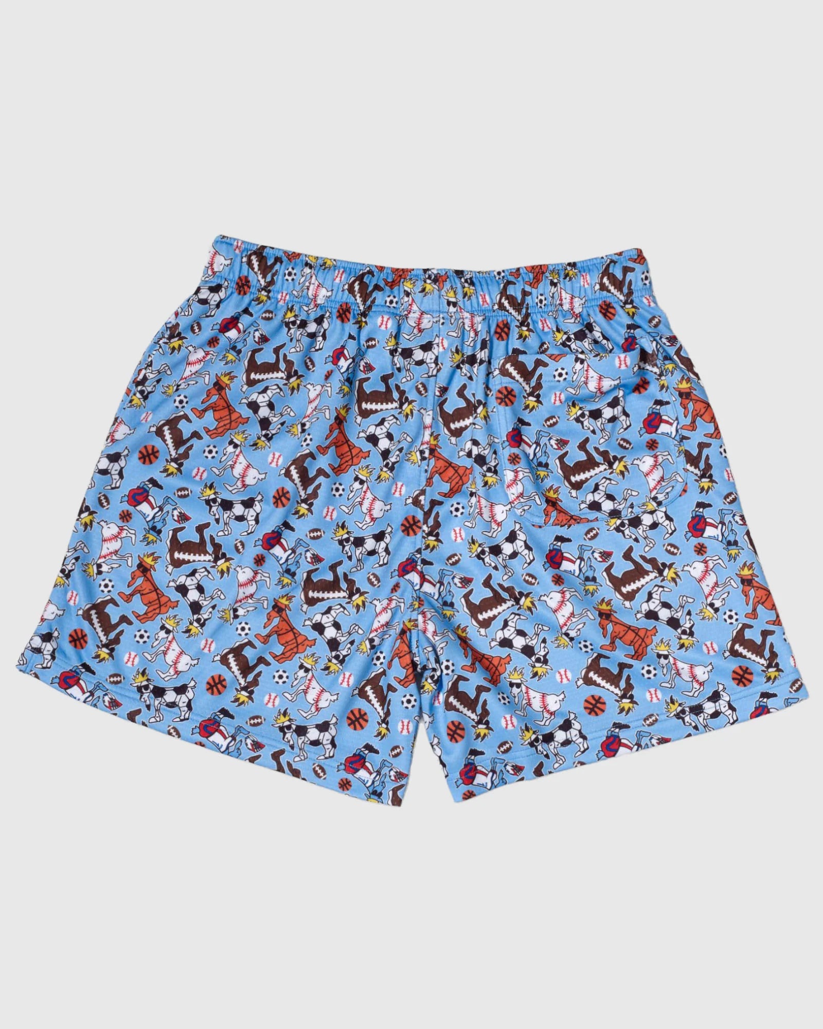 Goat USA Sports AOP Mesh Shorts back view