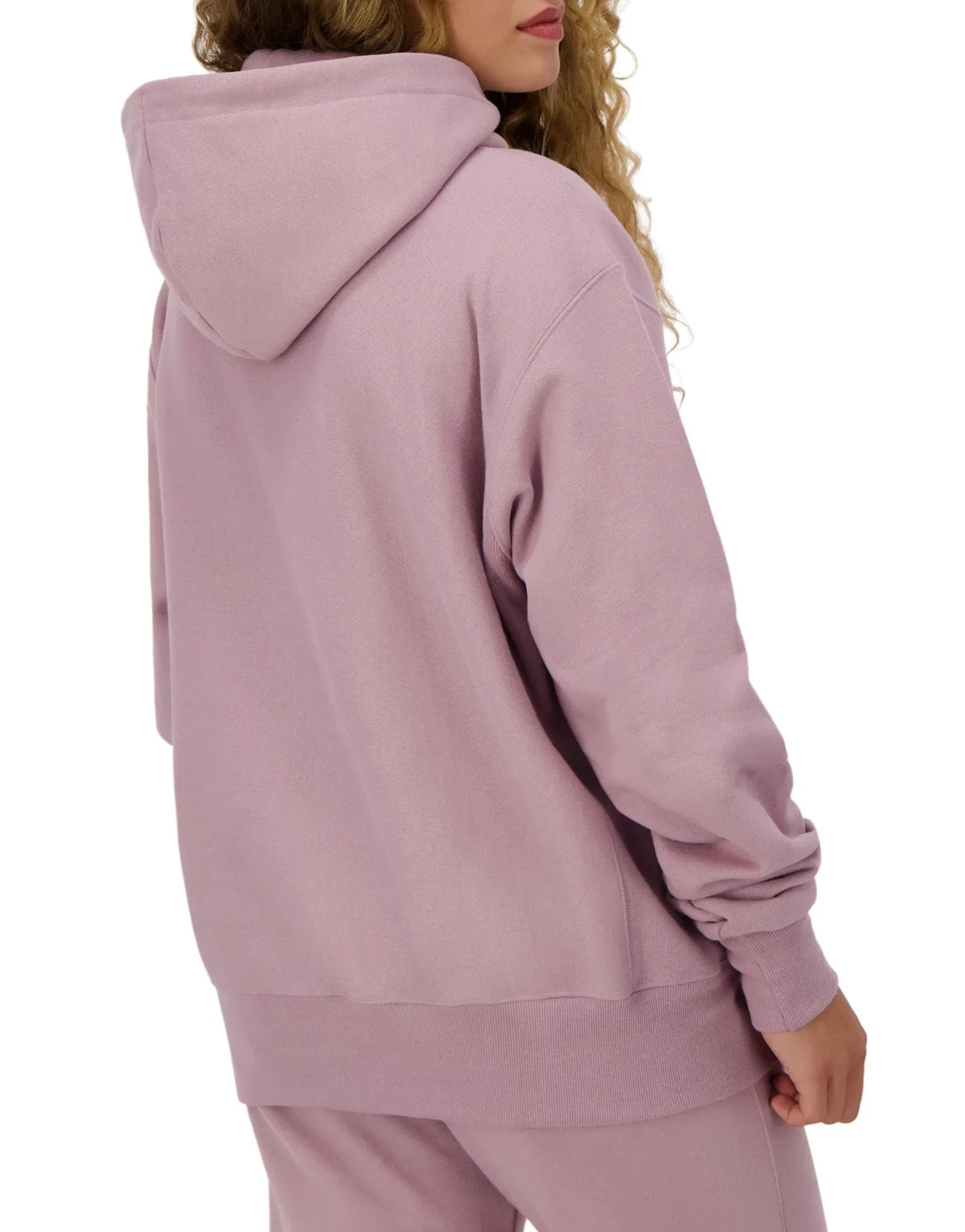 Women's C Logo Reverse Weave Oversized Hoodie back view