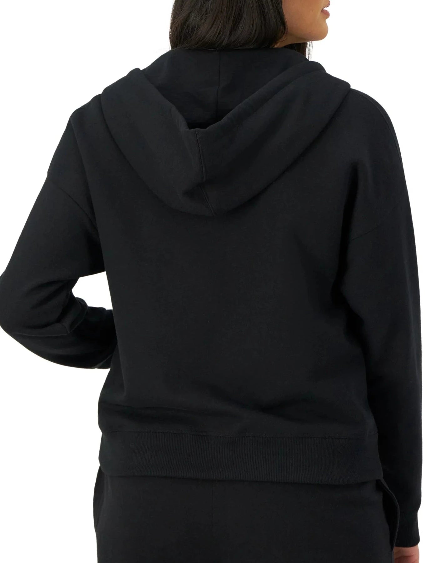 Women's C Logo Powerblend Zip-Up Hoodie back view
