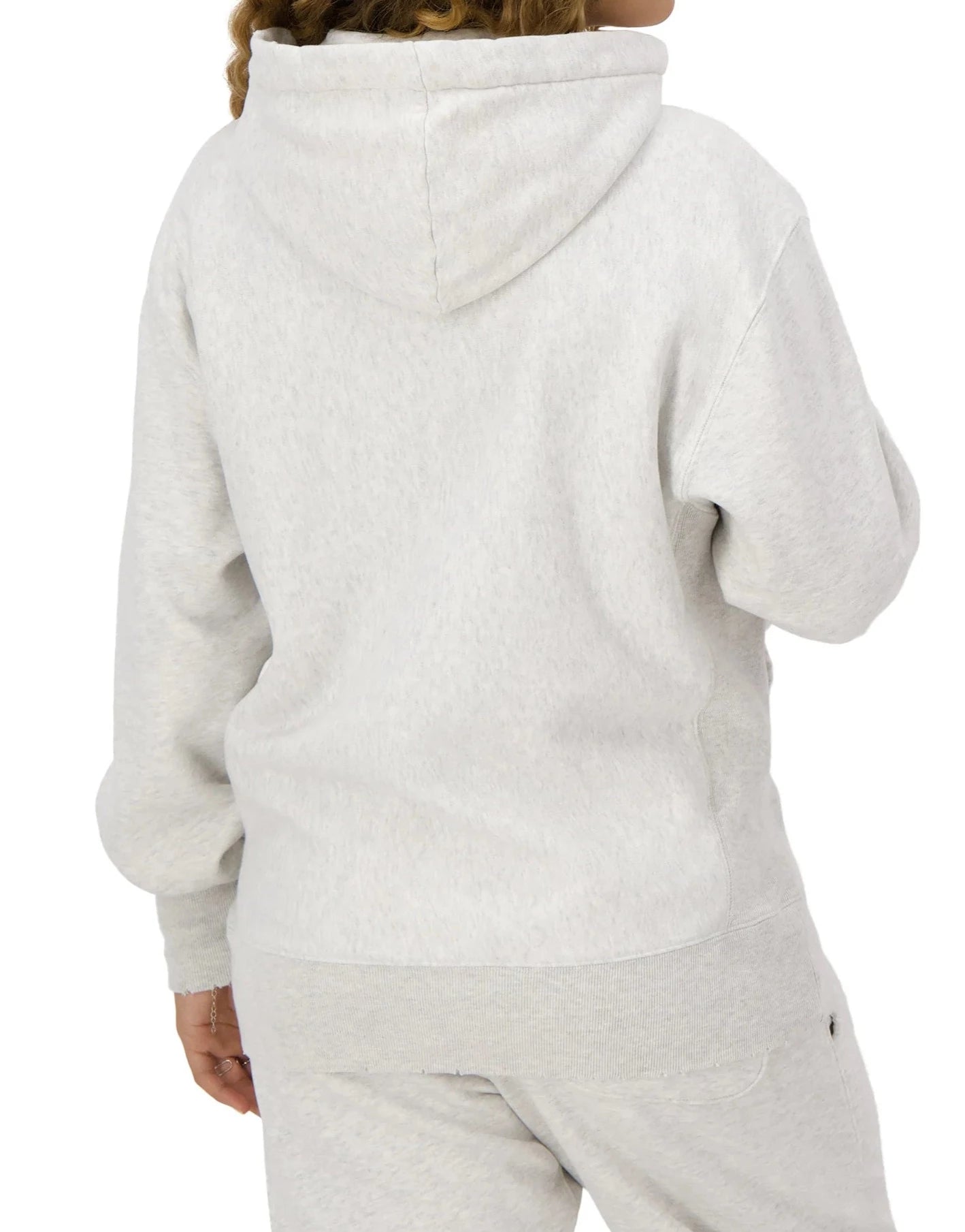 Men's University 1919 Logo Reverse Weave Hoodie back view