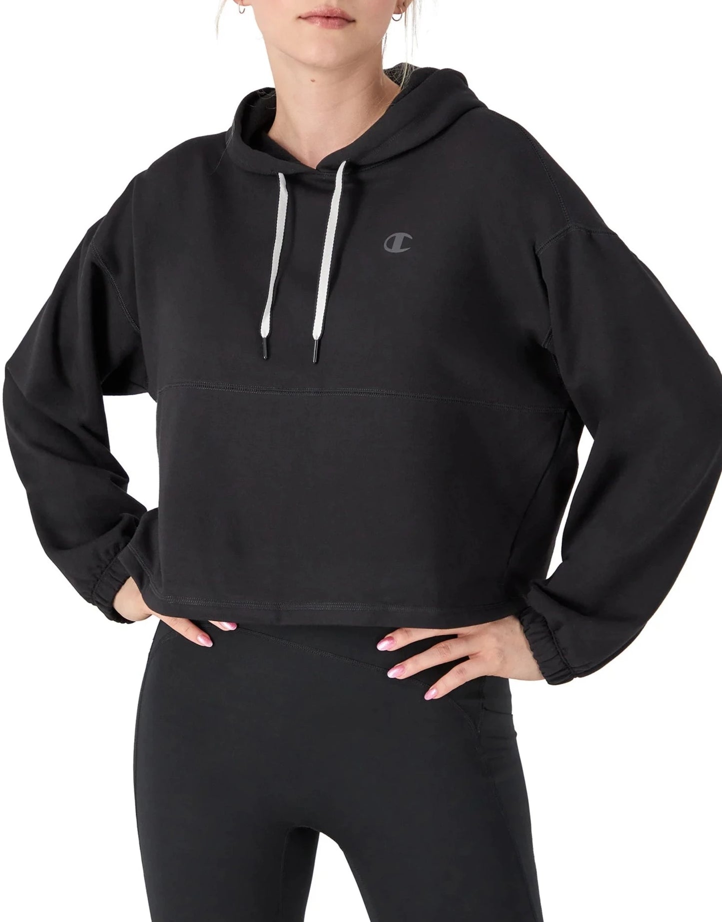 Soft Touch C Logo Hoodie front view