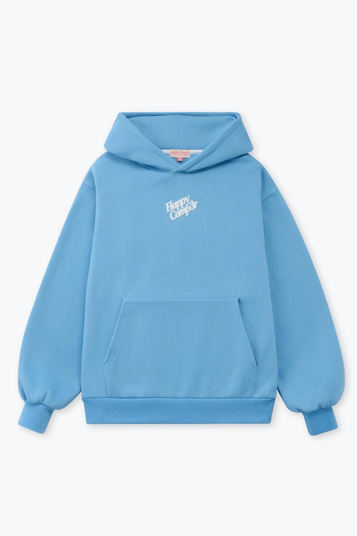 Happy Camp3r Puff Series Hoodie - Cotton Candy Blue