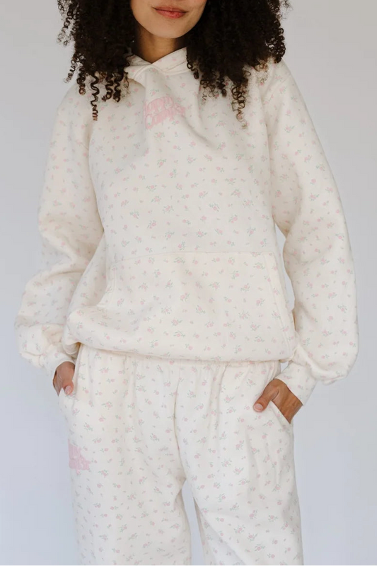 Happy Camp3r Peony Sprinkle Hoodie front