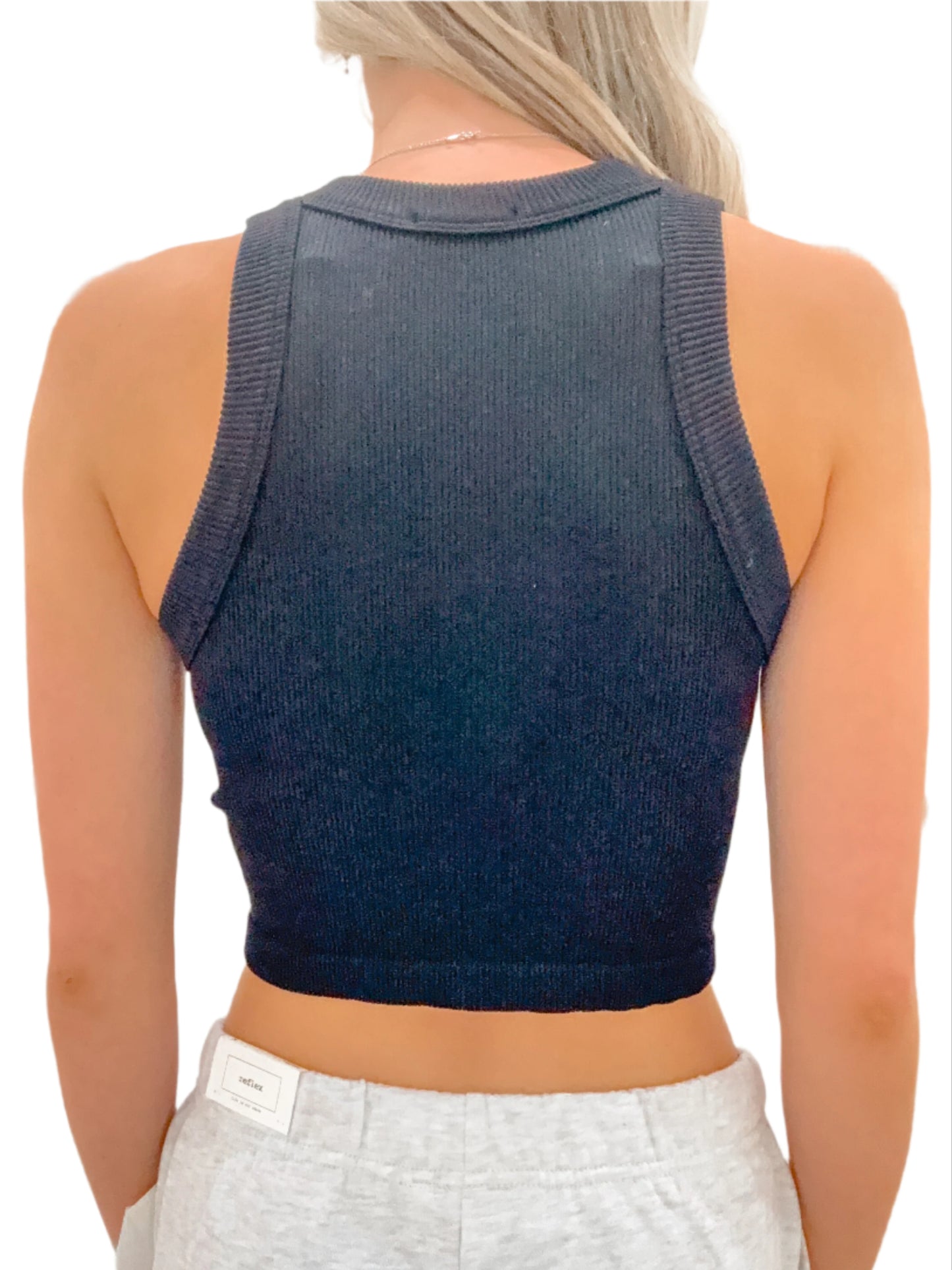 Seamless Racer Crop Tank