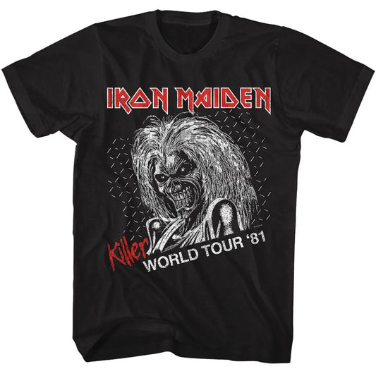 Men's Iron Maiden Killer World Tour Tee front view