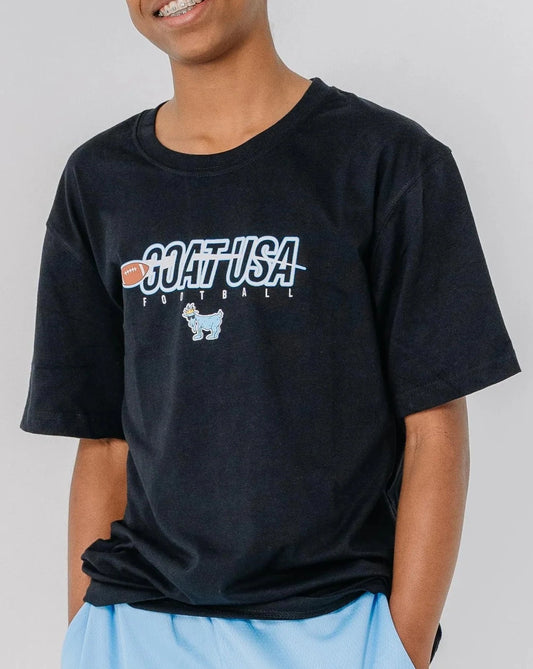 Goat USA Showtime Football Tee front view