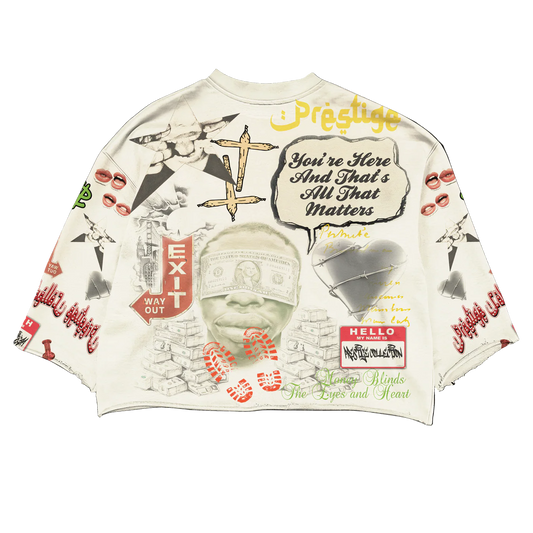 Prestige Money Power Respect Tee | Graphic Streetwear back view