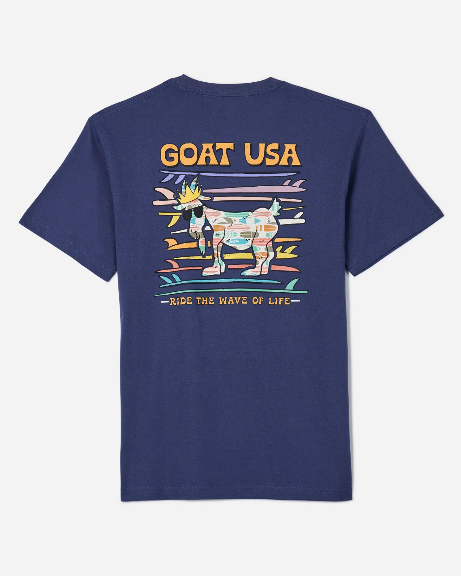 Goat USA Surf Tee back view