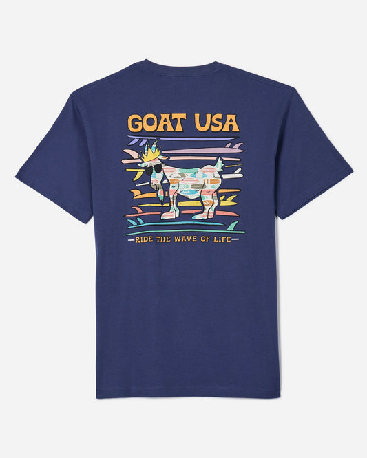Goat USA Surf Tee back view