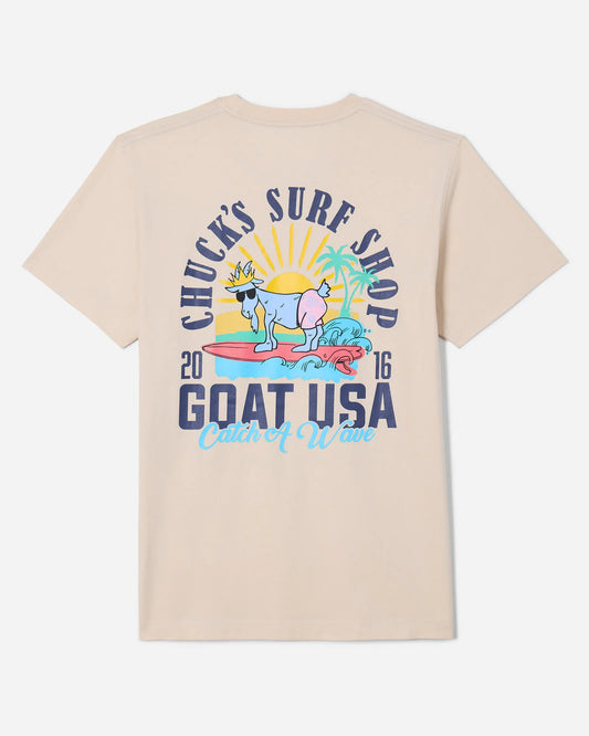 Goat USA Catch A Wave Tee BACK VIEW