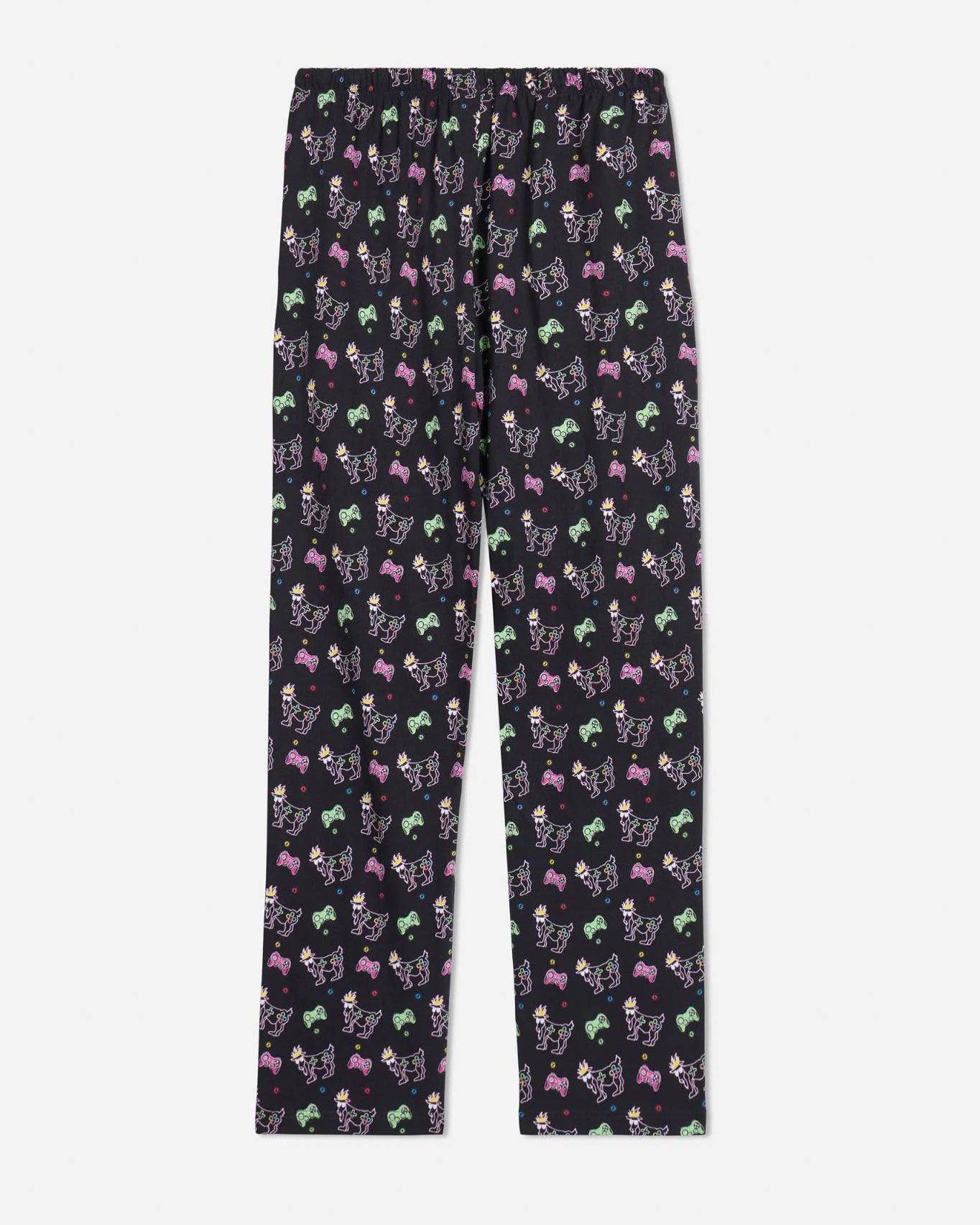 Patterned pants on a white background