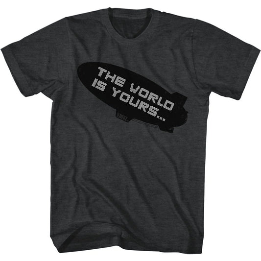 The World Is Yours Blimp Scarface Tee front view