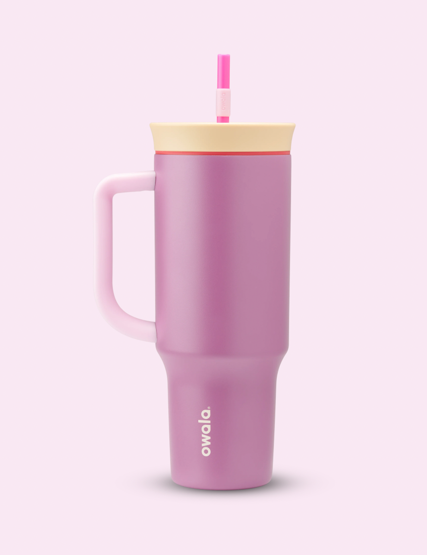 Owala Smell The Roses 40oz Tumbler front view