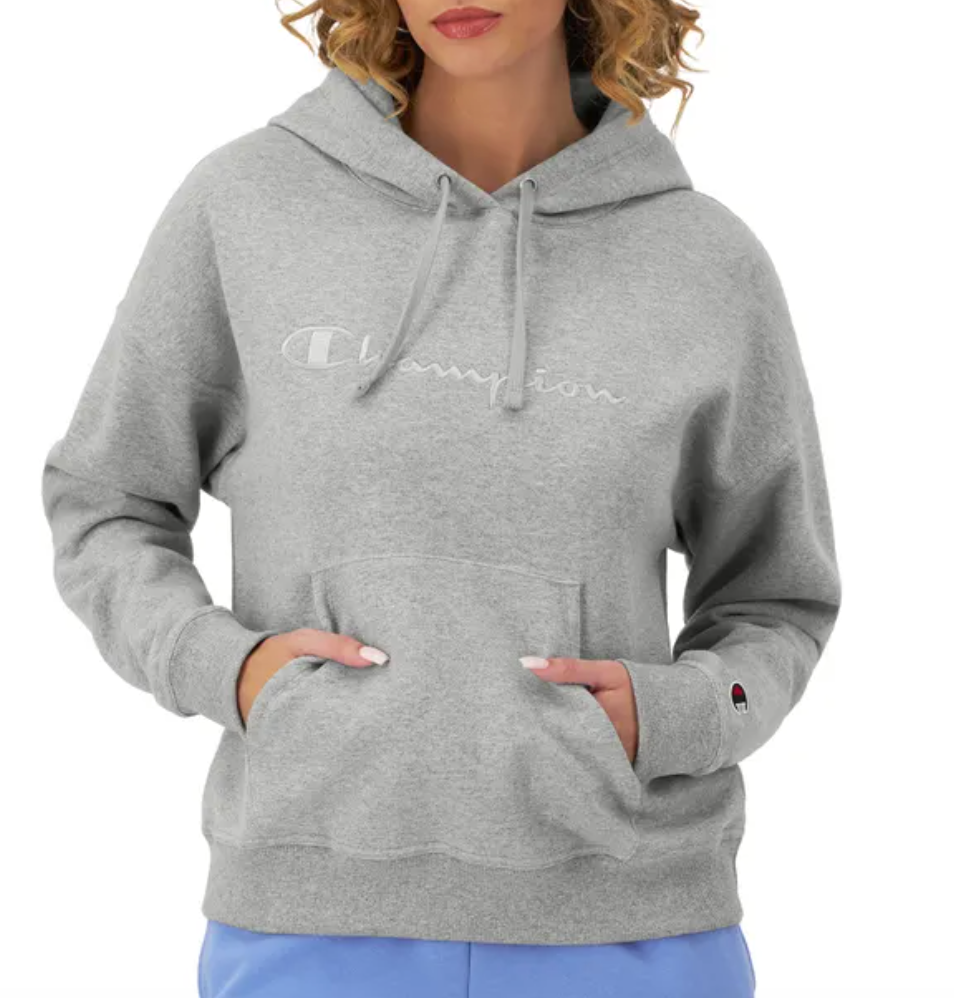 Women's Tonal Script Hoodie front view
