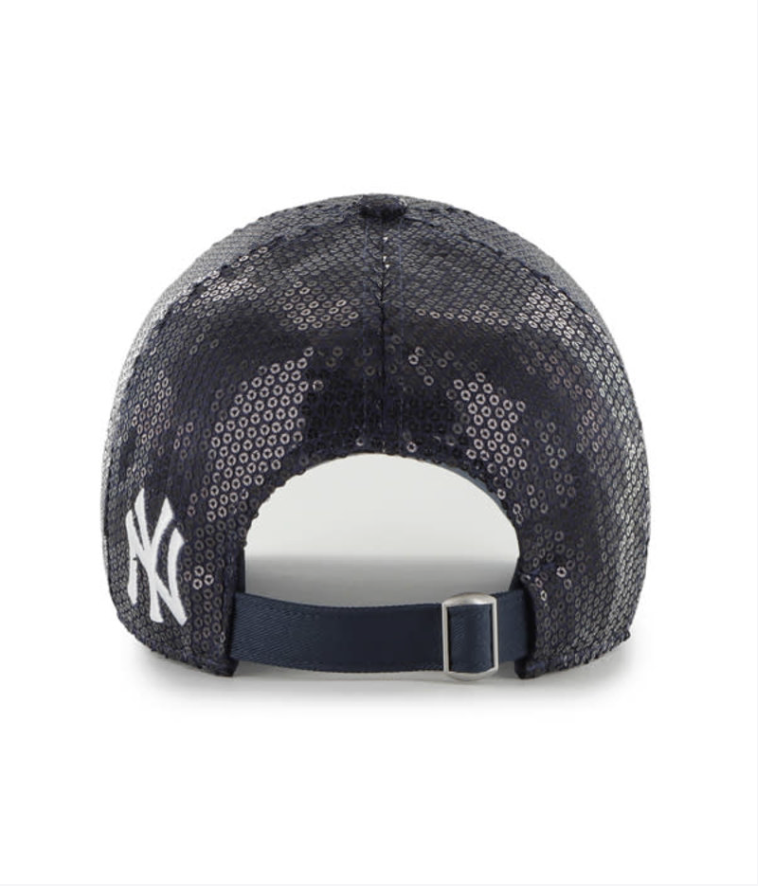 47 Brand New York Yankees Navy Dazzle Logo Clean Up Hat back view
