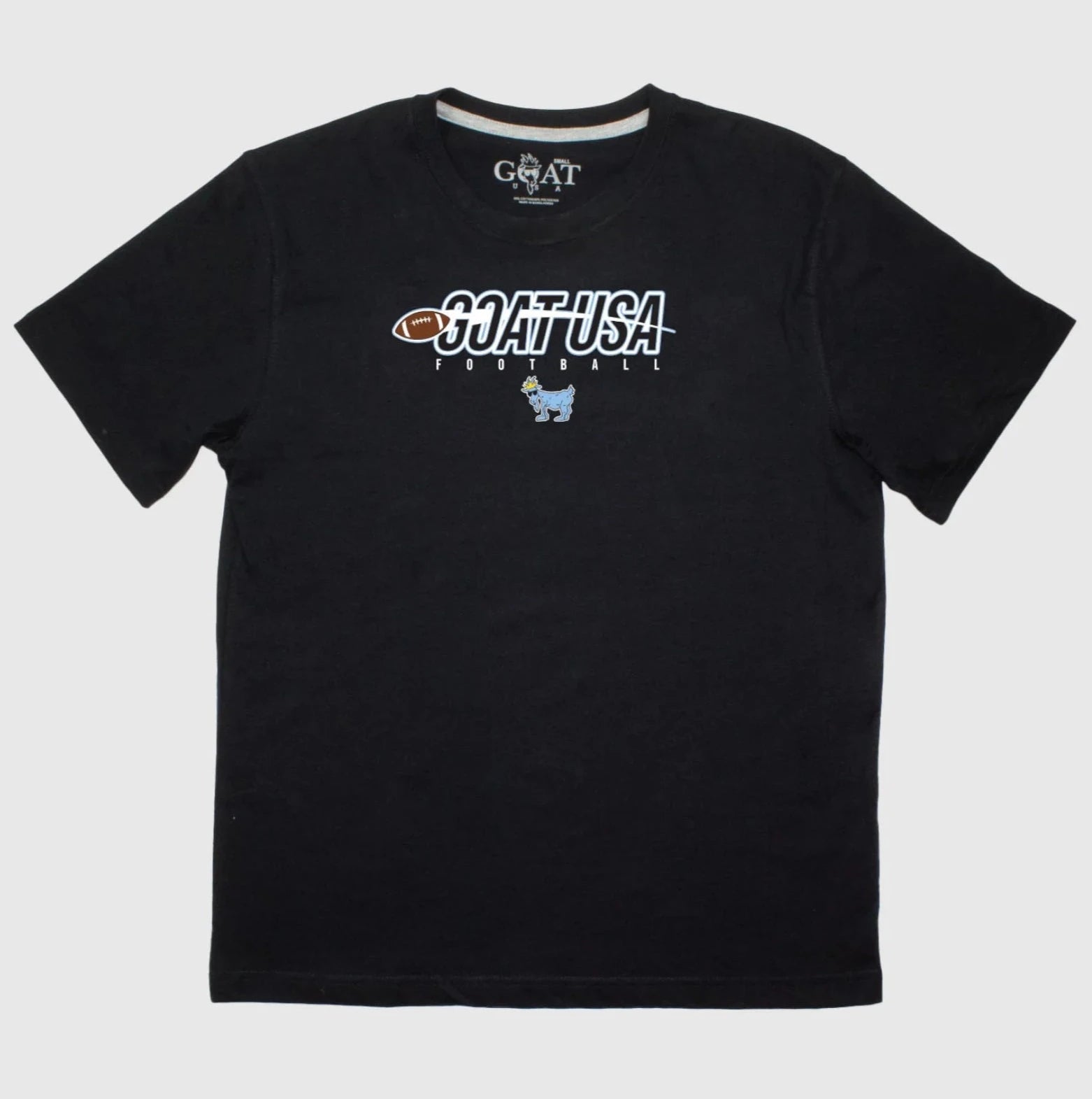 Goat USA Showtime Football Tee front view 2