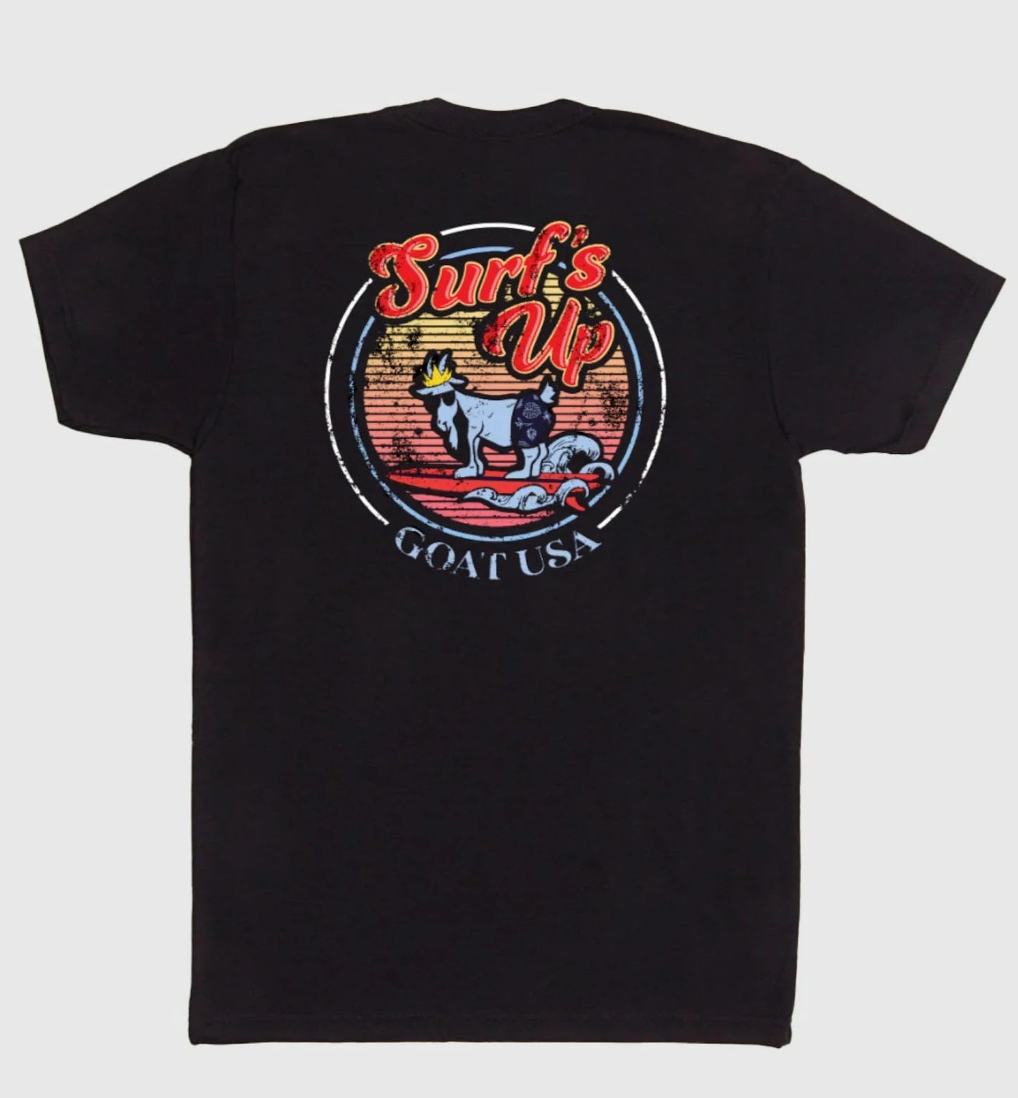 Goat USA Surf's Up T-Shirt back view