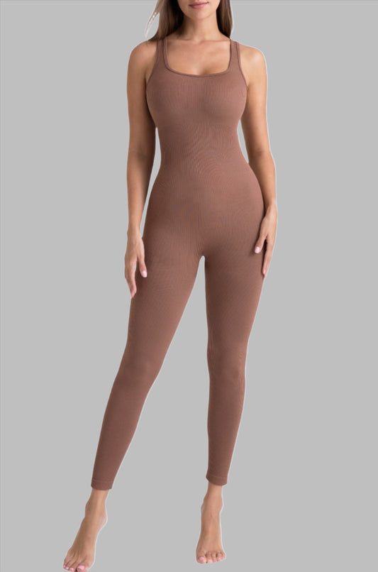 Square Neck Tank Jumpsuit