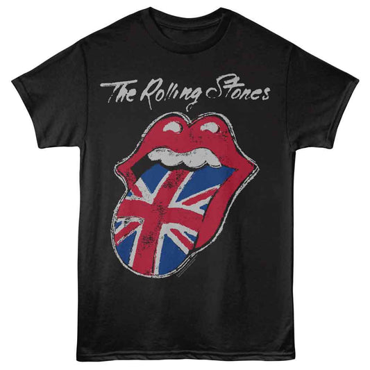 Rolling Stones Painted UK Tongue Tee front view