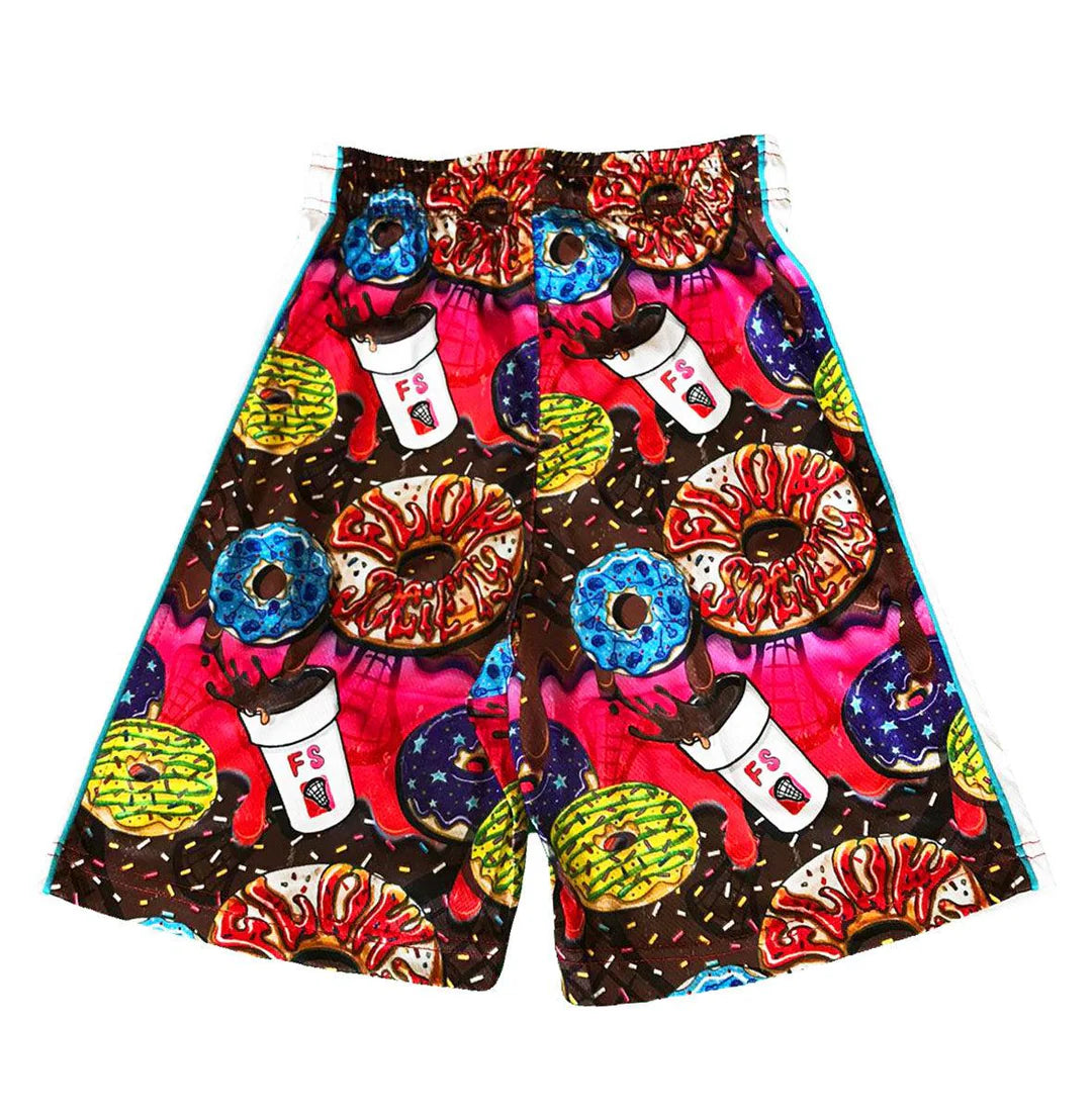 Flow Society Boys' Donut Flow Mesh Shorts back view
