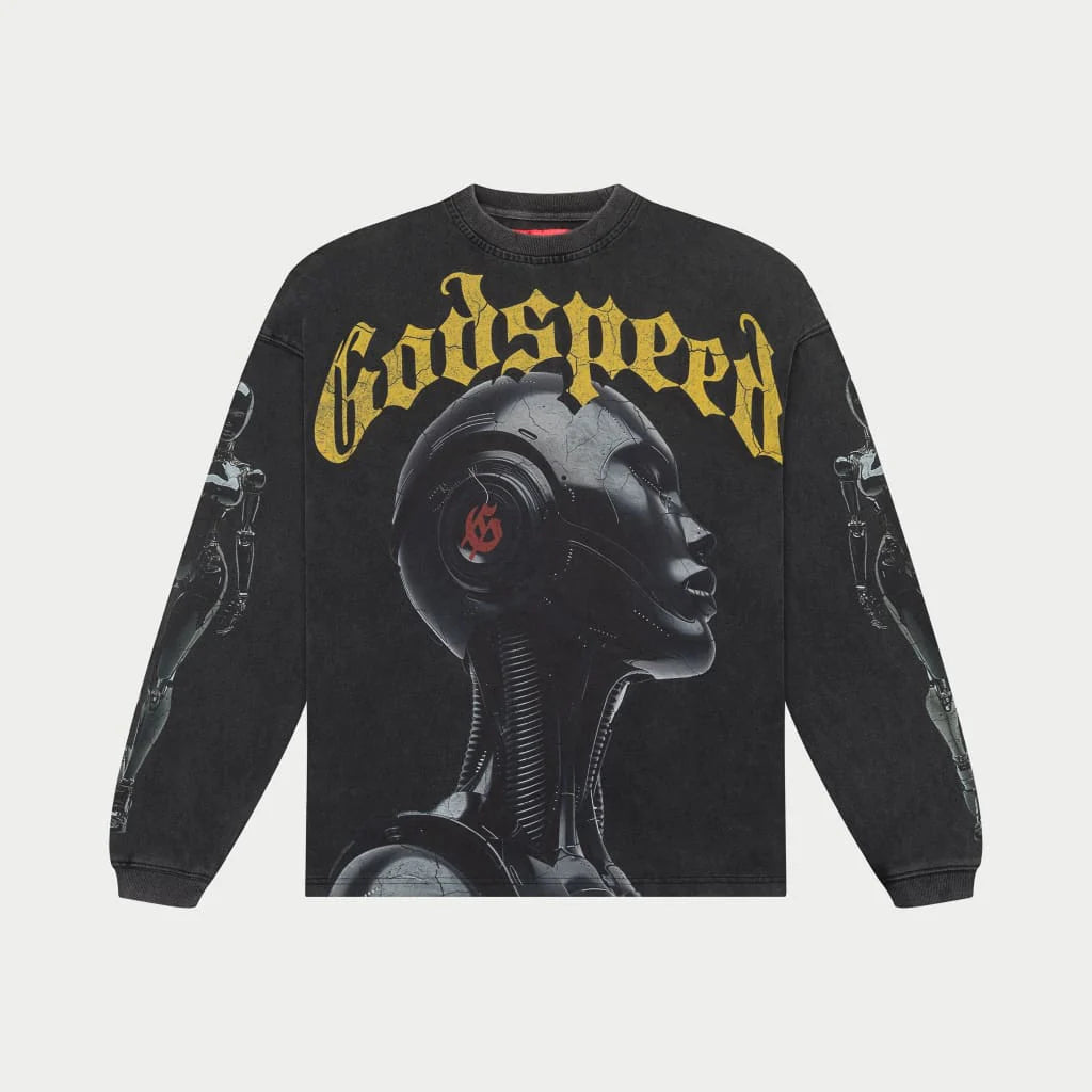 Godspeed Alexa Long Sleeve Tee front view