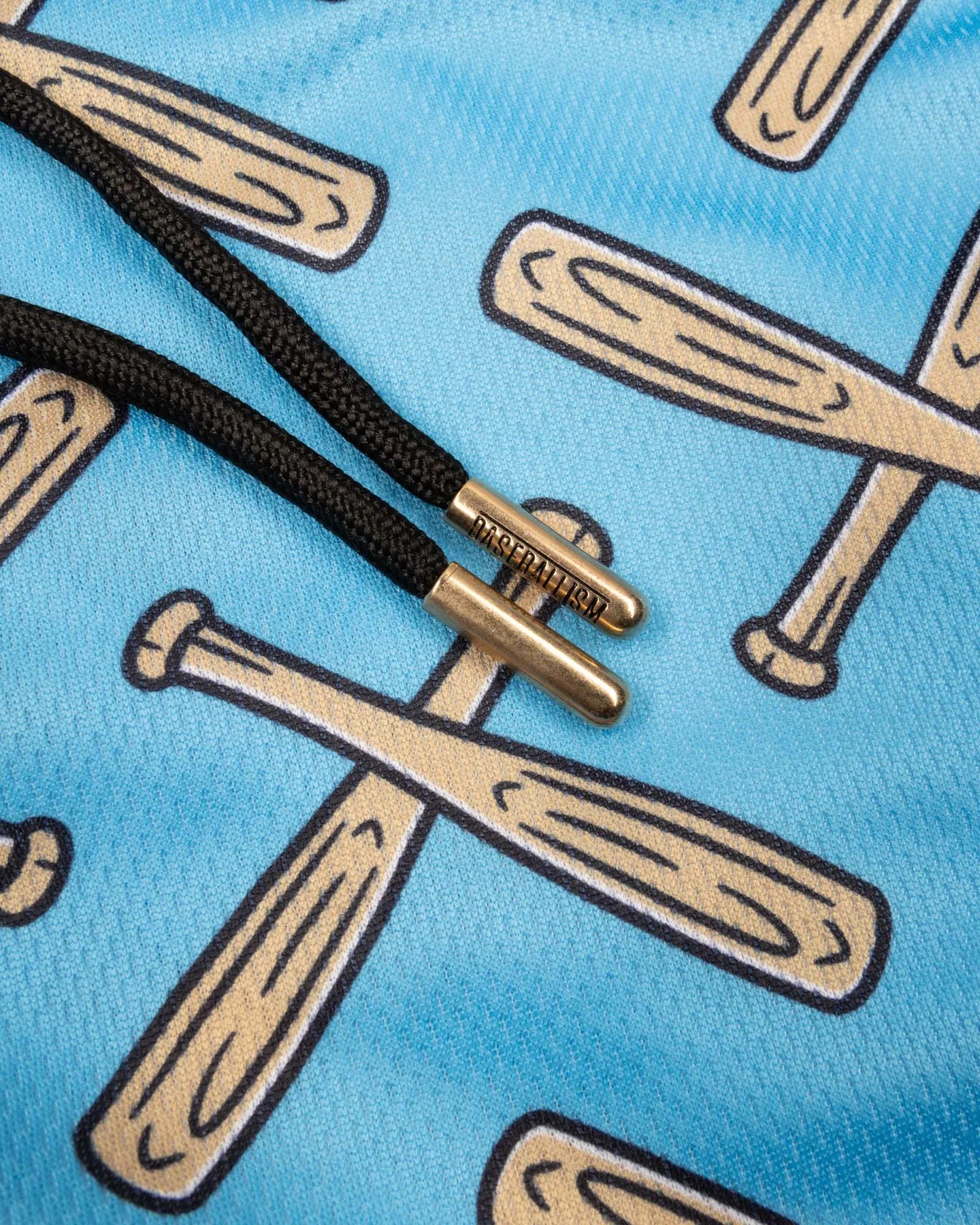 Baseballism Heavy Hitters Diamond Air Mesh Shorts  close up