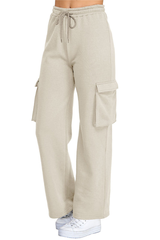 Cargo Straight Leg Sweatpant
