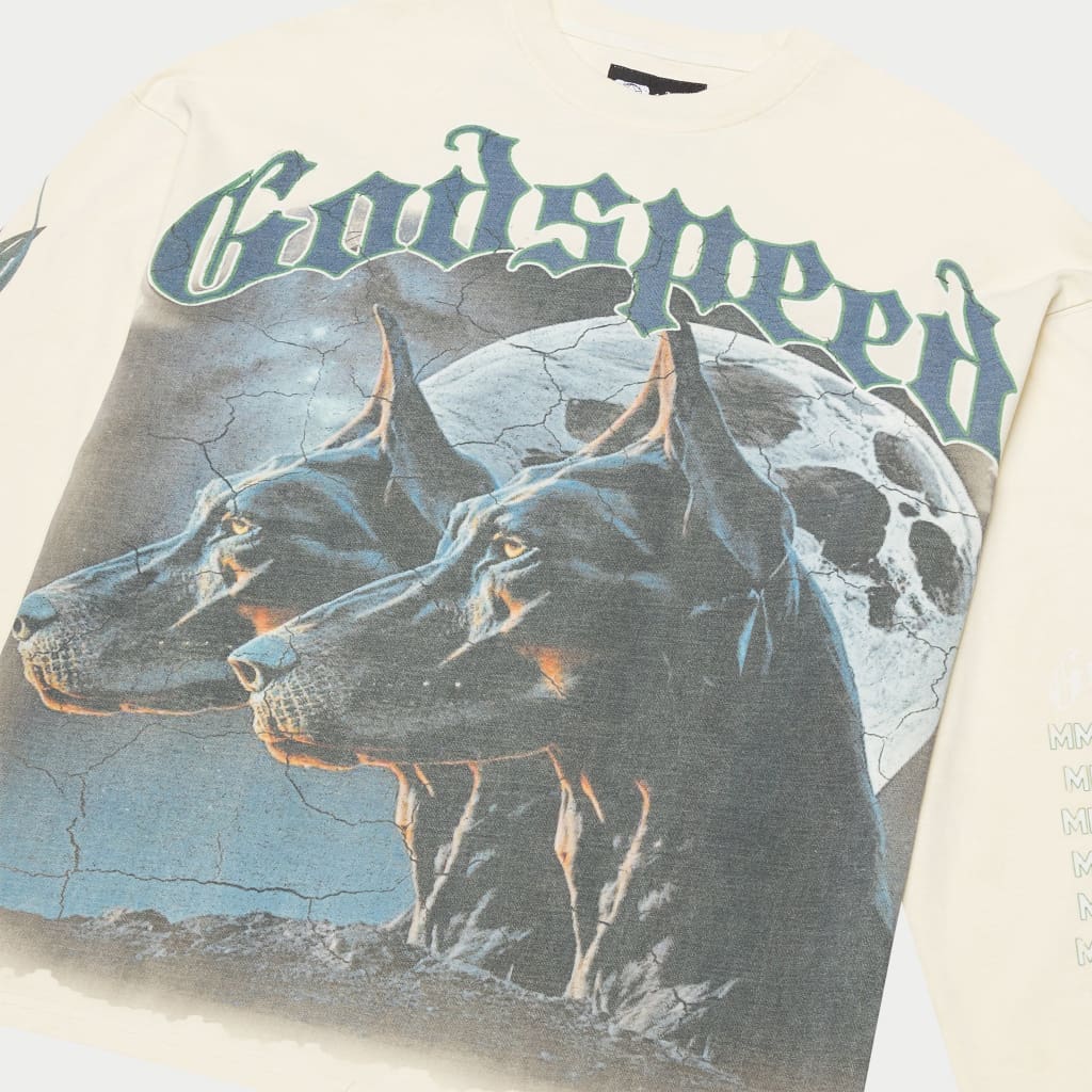 Godspeed F.T.D. Long Sleeve Tee close up view