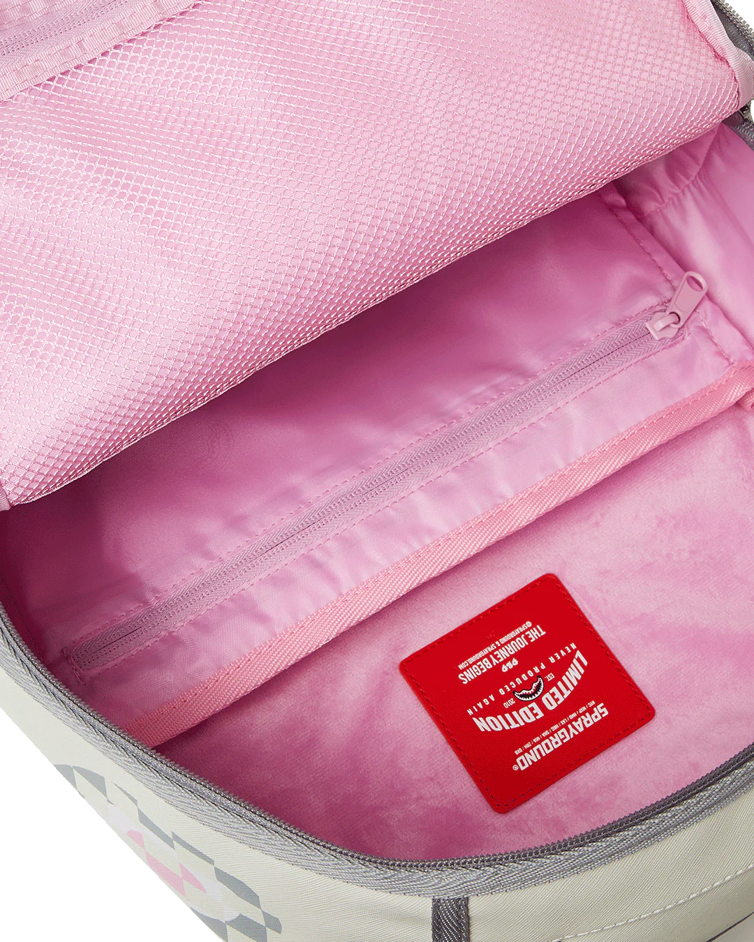 Sprayground Shark Central Dynamic Backpack inside view