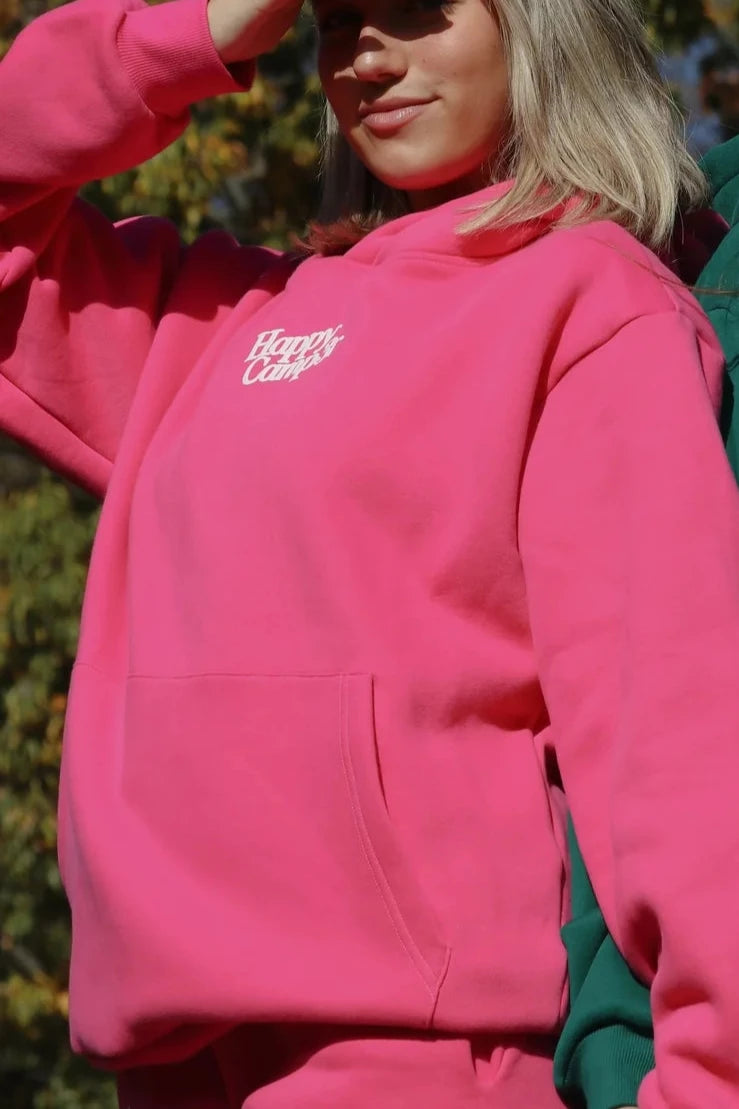 Happy Camp3r Puff Series Hoodie front view