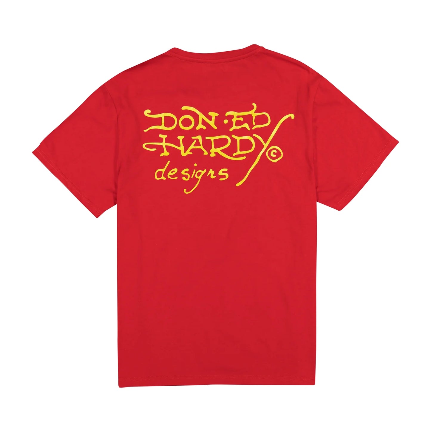 Ed Hardy Tiger Skull Tattoo Tee back view