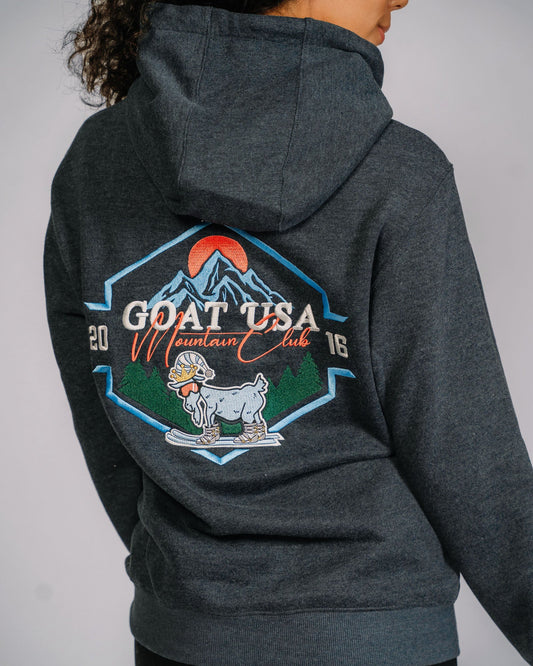 Goat USA Mountain Club Hoodie back view