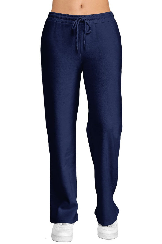 Fleece Straight Leg Mid-Rise Jogger