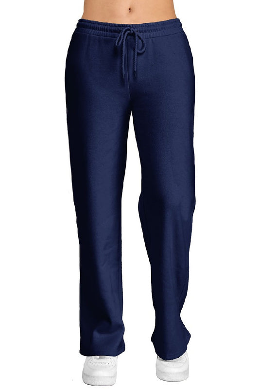 Fleece Straight Leg Mid-Rise Jogger