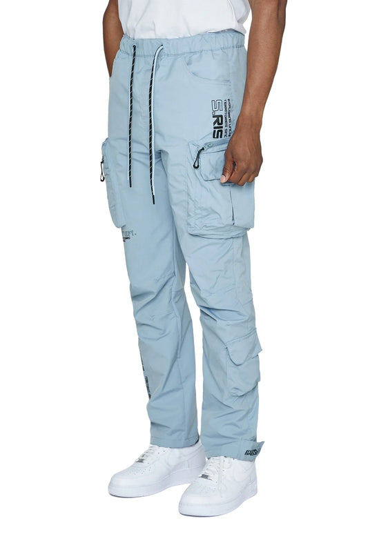 Men's Nylon Print Cargo Pants