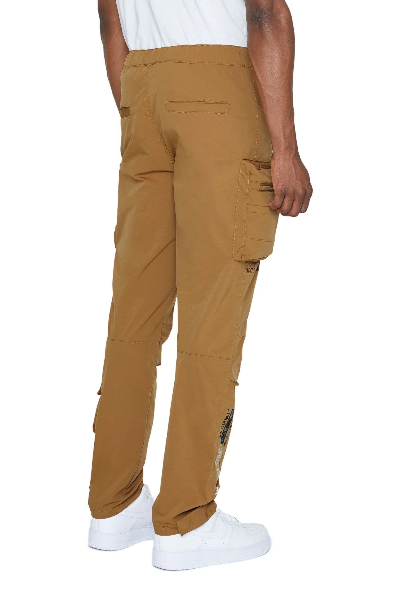 Men's Nylon Print Cargo Pants