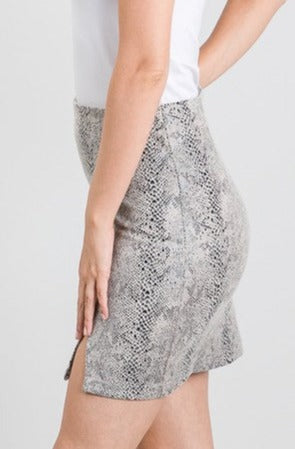 Snake Print Mini Skirt