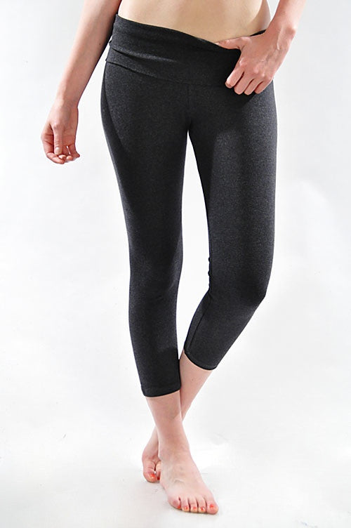 T-Party Foldover Yoga Capri