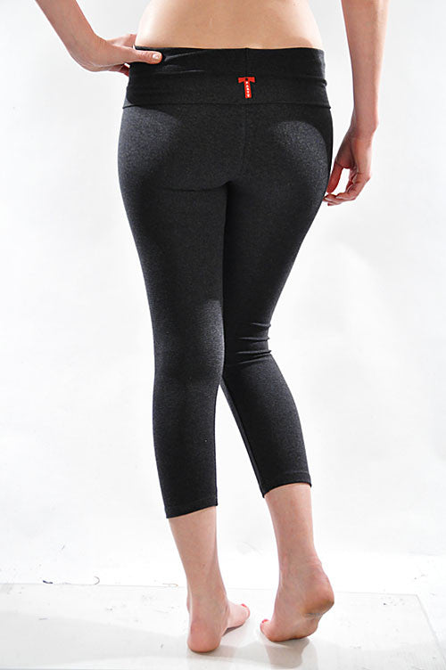 T-Party Foldover Yoga Capri