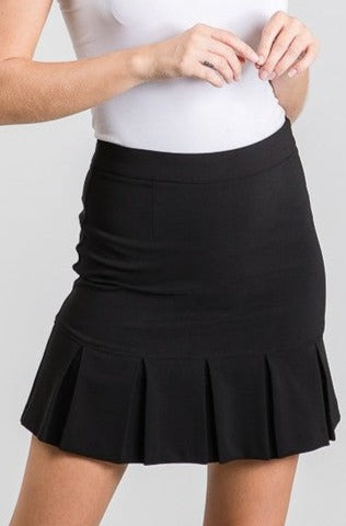 Pleated Mini Skirt
