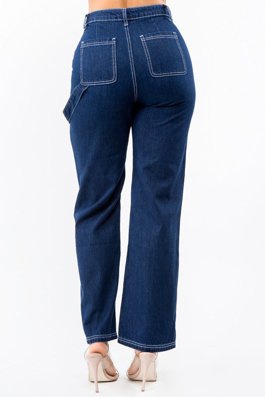 High Waist Carpenter Pants