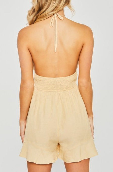 Solid Cami Romper