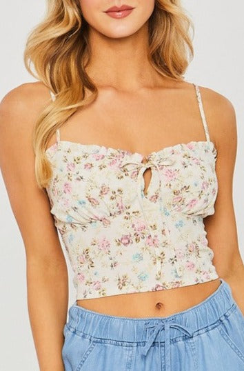 Floral Smocked Top