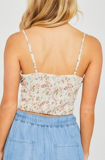 Floral Smocked Top