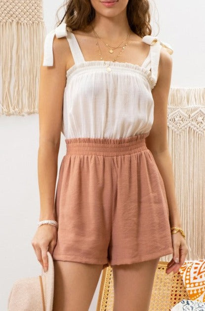 Contrast Romper