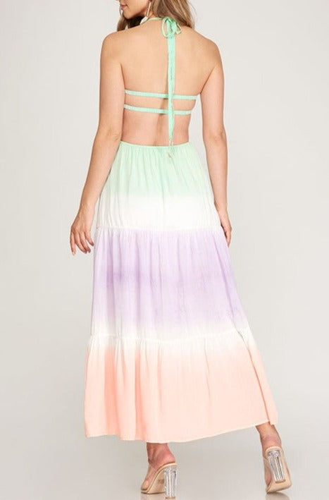 Dip Dye Maxi Dress