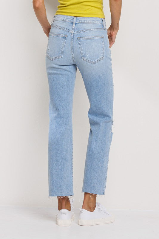 High Rise Straight Jean