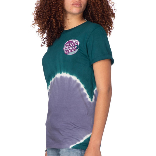 Santa Cruz Women's Wave Dot Boyfriend Tee front view